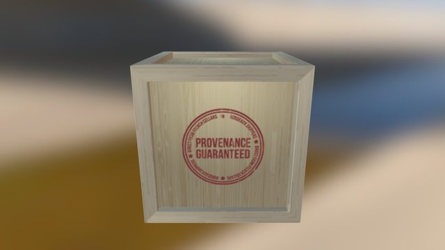 Closed Crate 3D Model