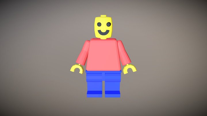 Definitive Lego Man 3D Model