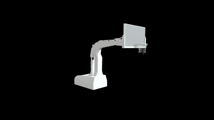 Basketball Hoop (weathered) 3D Model