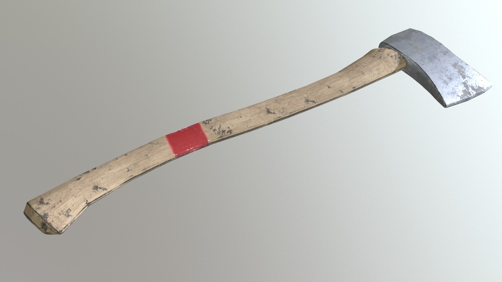 Large Woodcutters Axe 3D model by WENGA [fad9dbb] Sketchfab