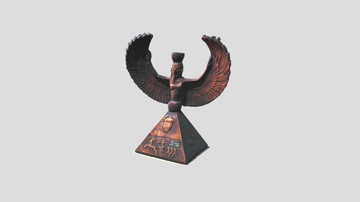 Egyptian Statue 3D Model