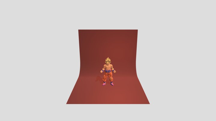 Goku 3D 3D Model