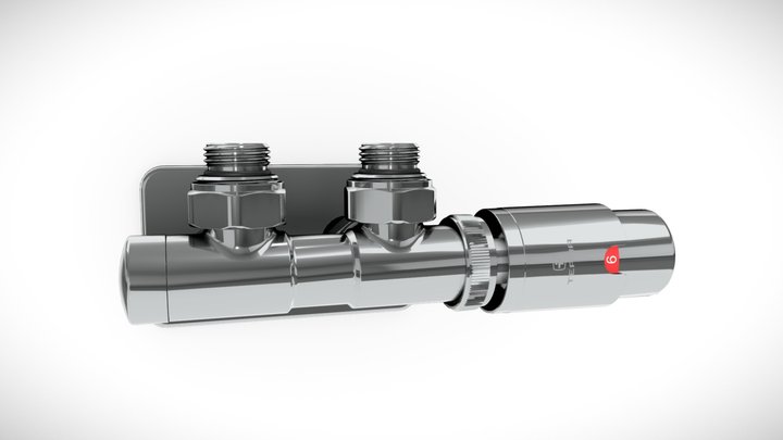 TWINS All-in-One thermostatic valve set – Gratis 3D-model STL