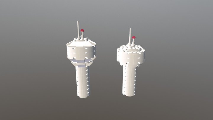 Water Tower Models 3D Model