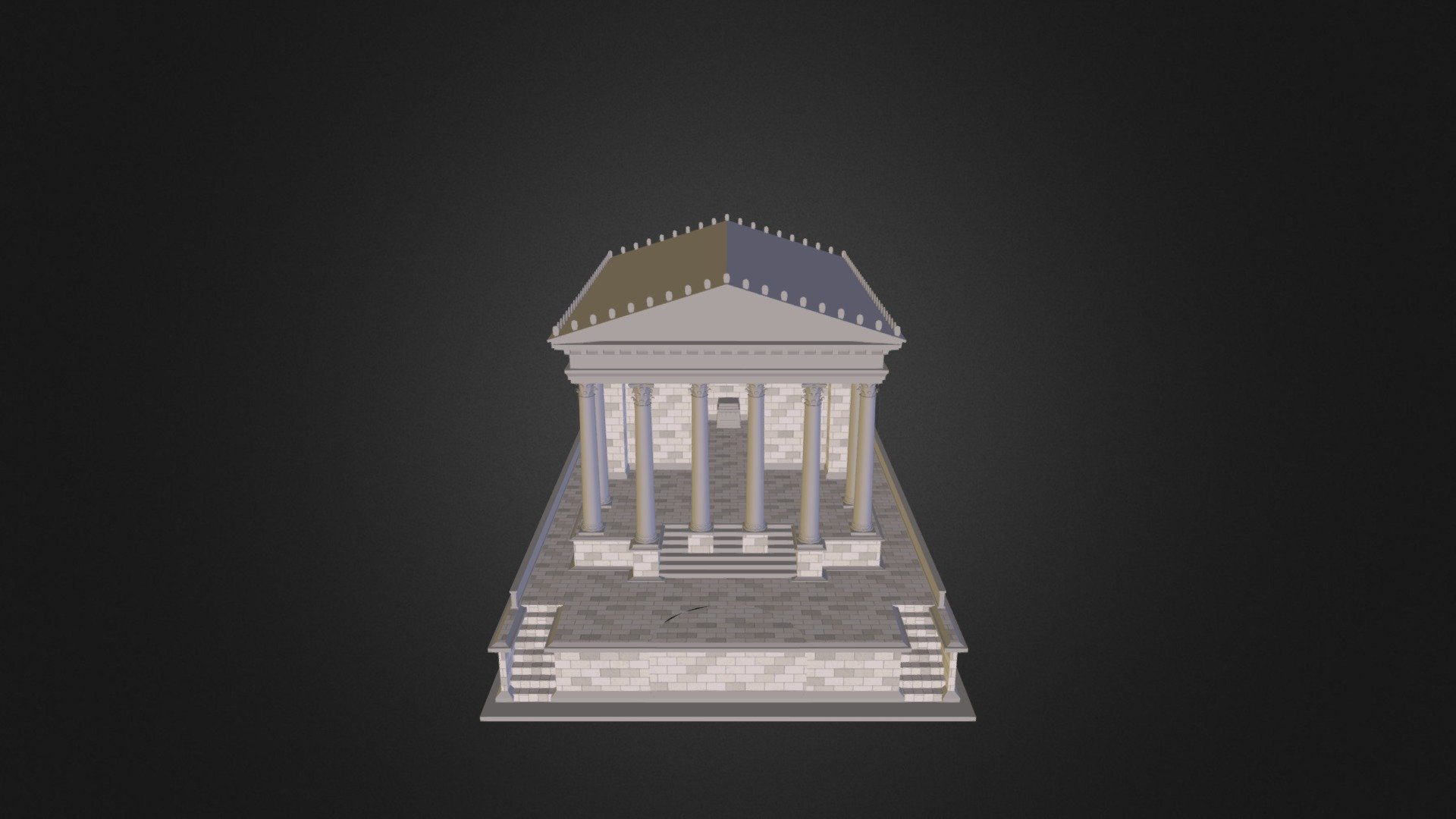 Temple - 3D model by amaurea [fae1138] - Sketchfab