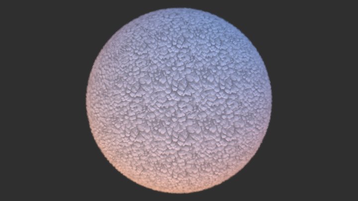 Fin and Shells method - Attempt 1 - Wool Ball 3D Model