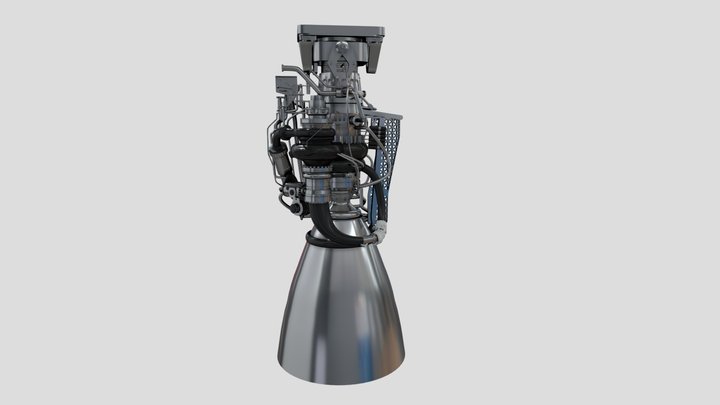 Rocket Engine 3D Model