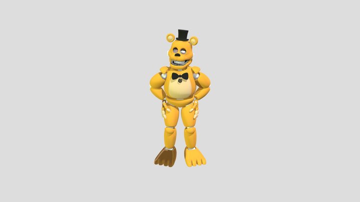 Image To Stl.com_TNAF Spring Freddy 3D Model