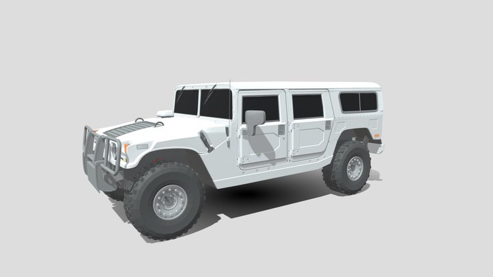 Hummer H1 3D Model