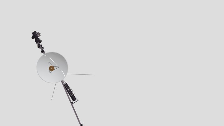 voyager_space_satellite__draft 3D Model