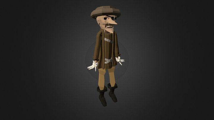 Grandpapirate 3D Model
