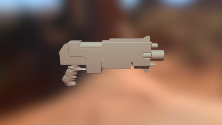 Bolt Rifle Attempt [Unfinished] 3D Model