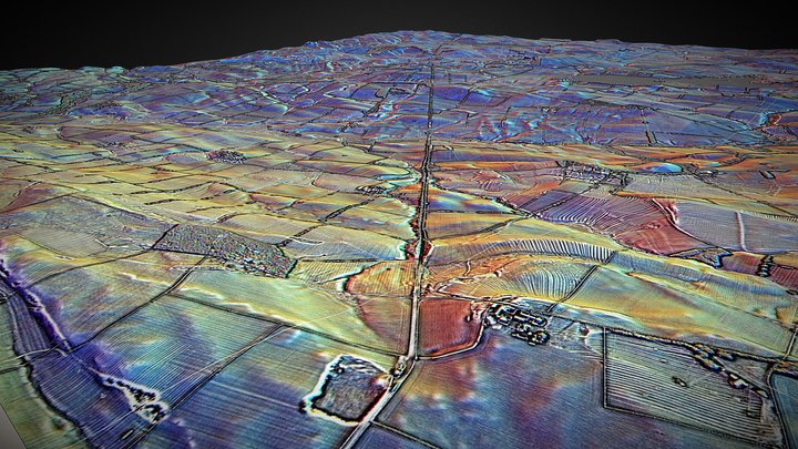 A68 (Dere Street) - 3D lidar landscape