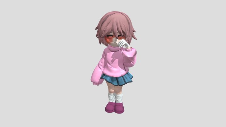 Shy Moments 3D Model