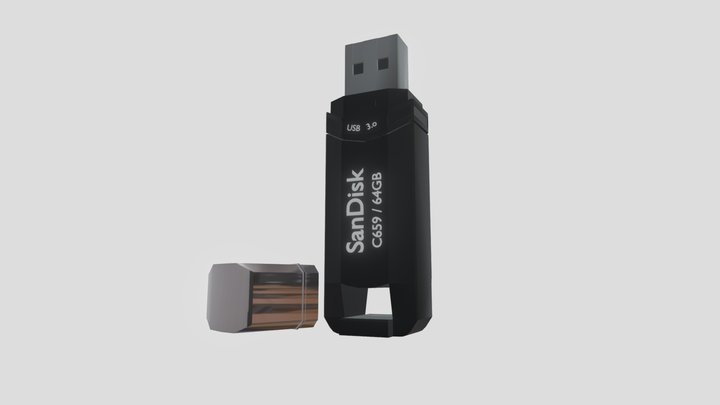 USB 3D Model