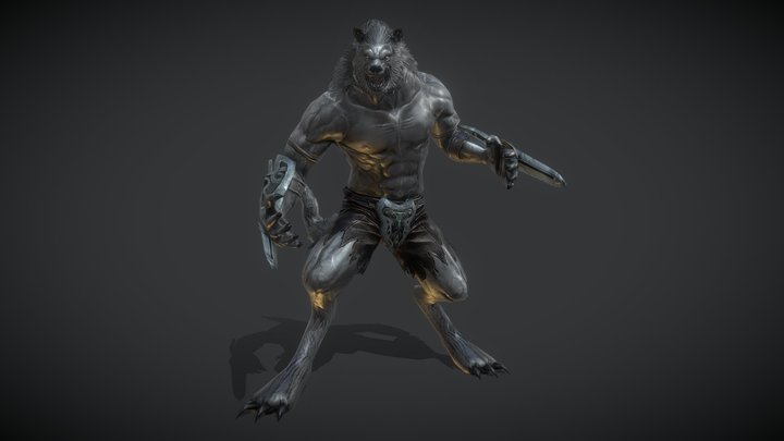 Werewolf B 3D Model