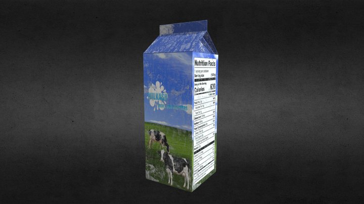 Old and Dusty Milk – Modello 3D gratuito STL