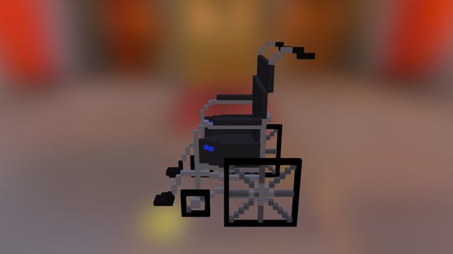 Wheelchair 3D Model
