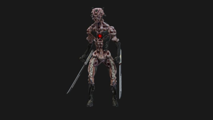 Space Invader 3D Model