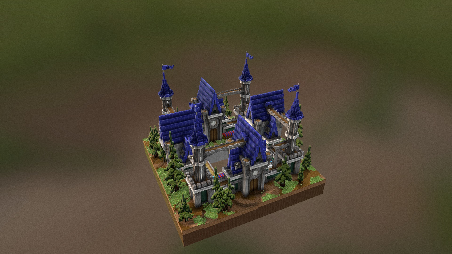 3D model Castle PrisonMines - This is a 3D model of the Castle PrisonMines. The 3D model is about a model of a castle.