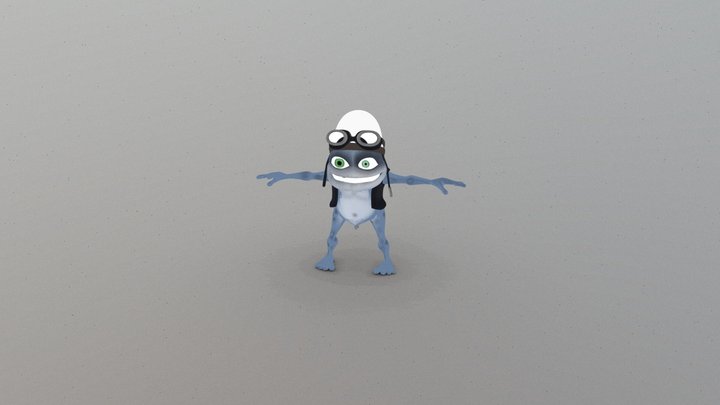 Crazy frog V2 (rig might be broken or not) 3D Model