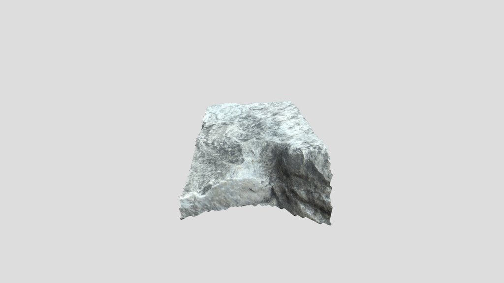 Large Photoscanned Rock 03
