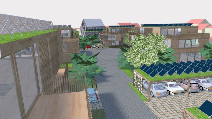 Studie MFH Saarlouis Fraulautern 3D Model