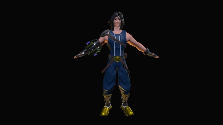 Test_Character 3D Model