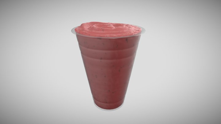 Realistic Smoothie 3D 3D Model