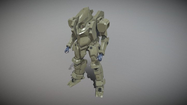 TACTICAL ARMOR RAIDEN 3D Model