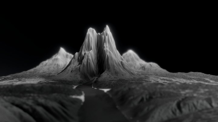3 Mountain 3D Model