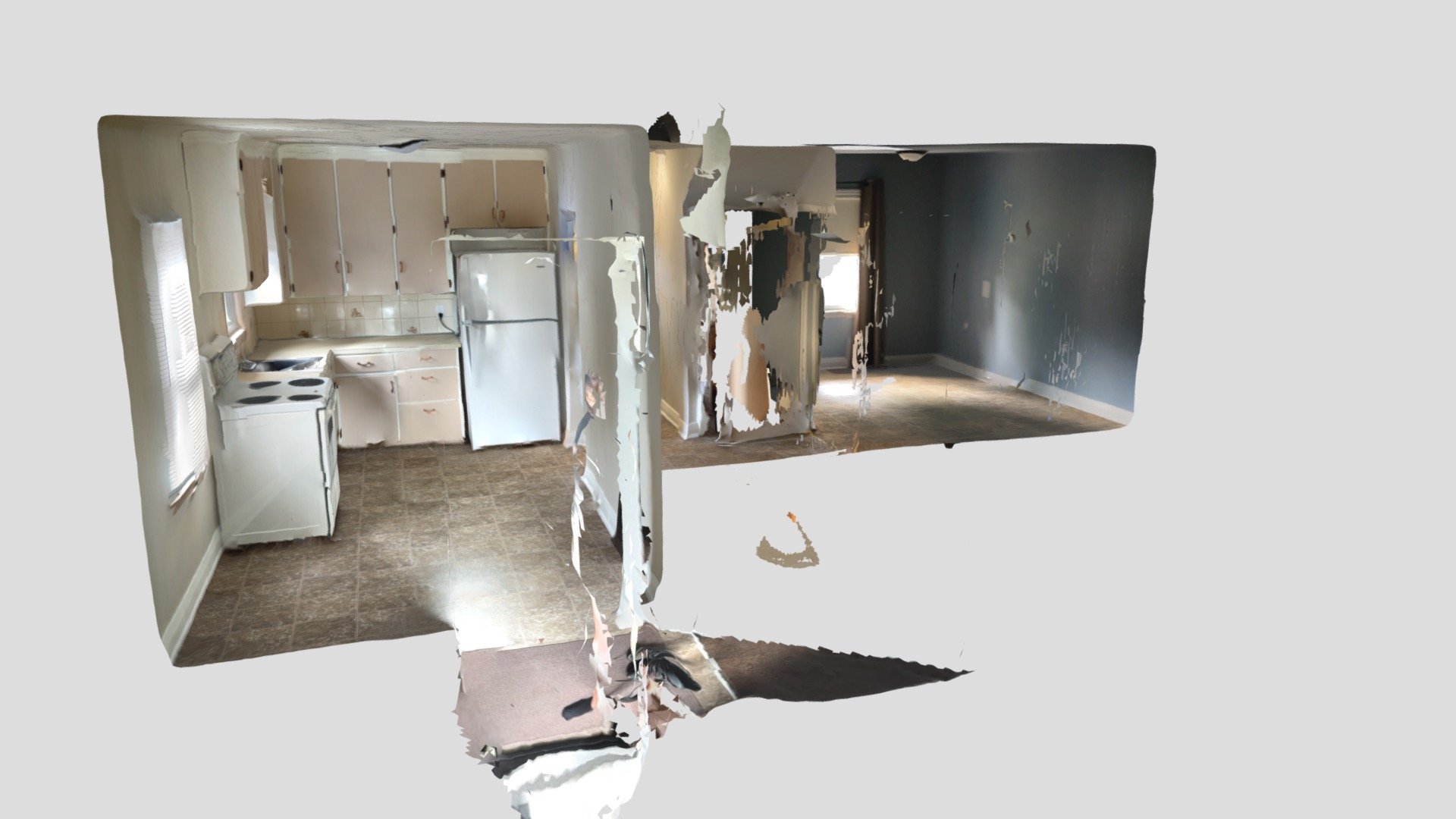 Main floor kitchen area (3DScannerApp usdz) Download Free 3D model by