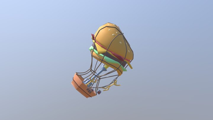 Burger 3D Model