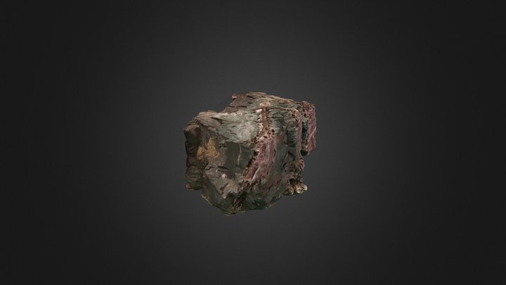 CONTORTED FISSURE FILLINGS 3D Model