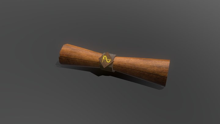 Octave Scroll 3D Model