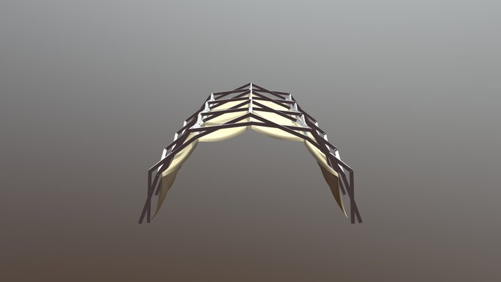 Structure With Cover 3D Model