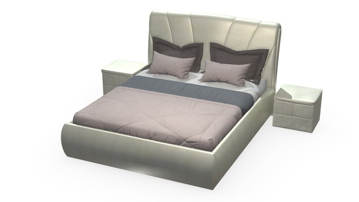 Bed Briona 3D Model