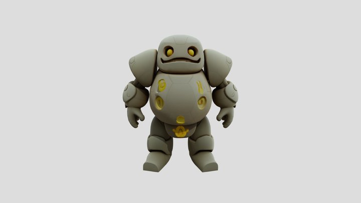 Magical Golem - FREE 3D Game Asset 3D Model