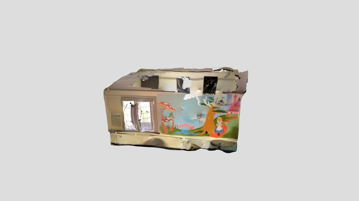ManhattanSDF Reconstruction on ScanNet-0616 3D Model