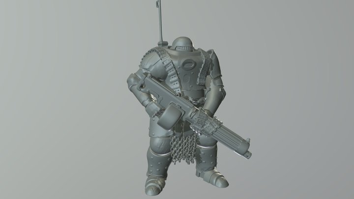 Juggernaut guy thing 3D Model