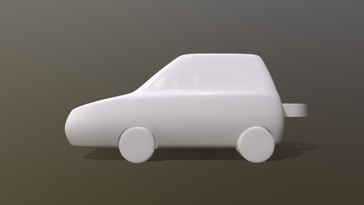 Car keychain 3D Model