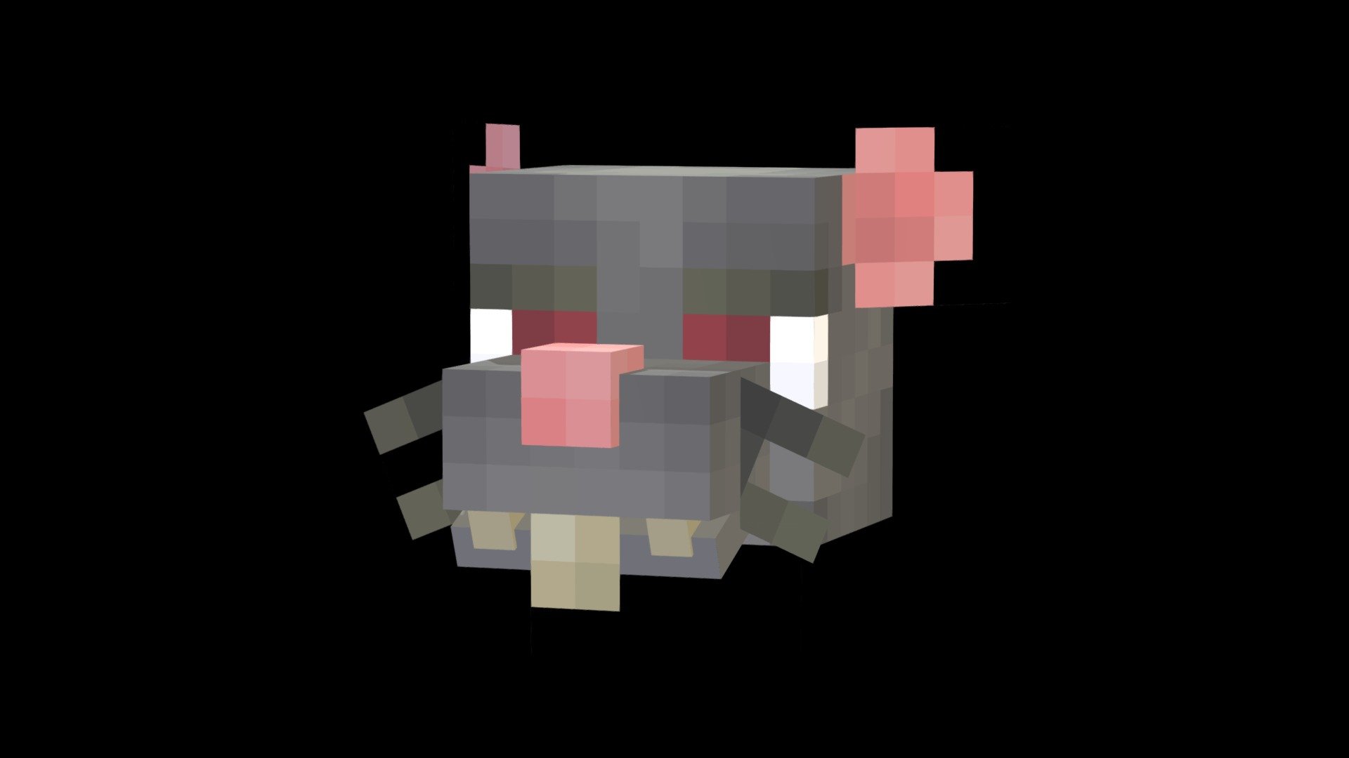 Rat Head (Minecraft Item) - 3D model by Bdog (@barkangel) [faf448b ...