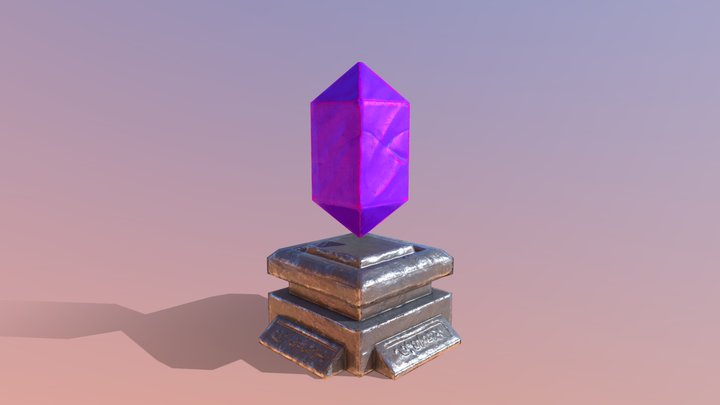 Crystal Altar 3D Model