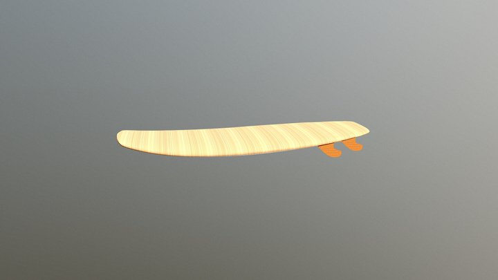 Old Time Surfcraft 5 4 kitesurf 3D Model