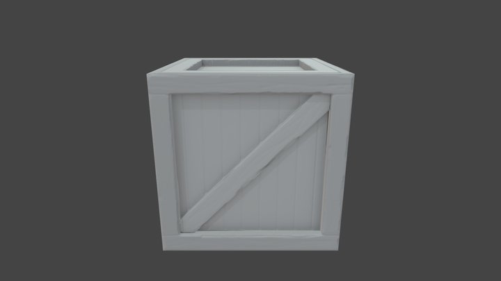 Assignment 6 Baked Crate 3D Model