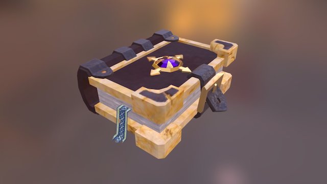Book Magic Low Poly 3D Model