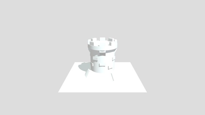 Medieval Tower V1 3D Model