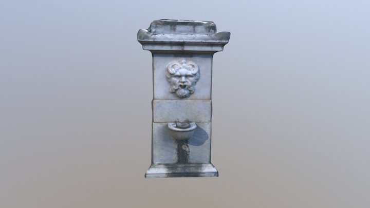 Fontana del Mascherone 3D Model