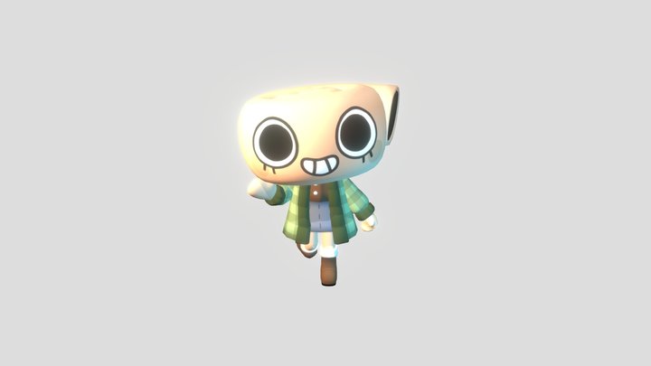 Fall Stroll Shelly Animation 3D Model