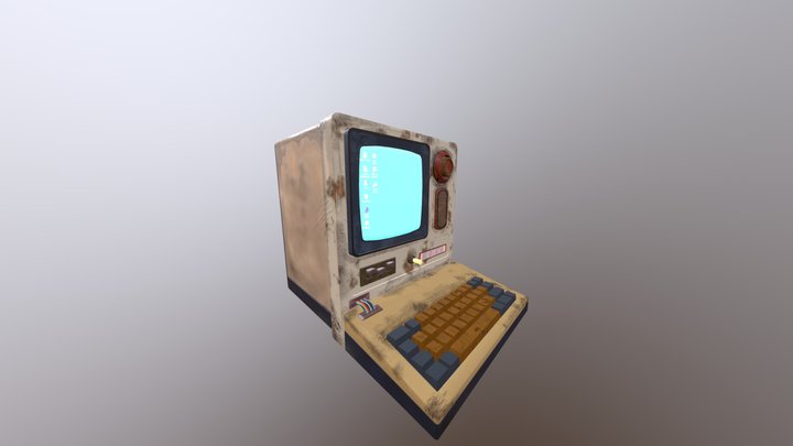 Old Computer 3D Model
